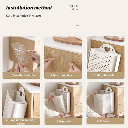 2PCS Hanging Laundry Baskets - Image 6