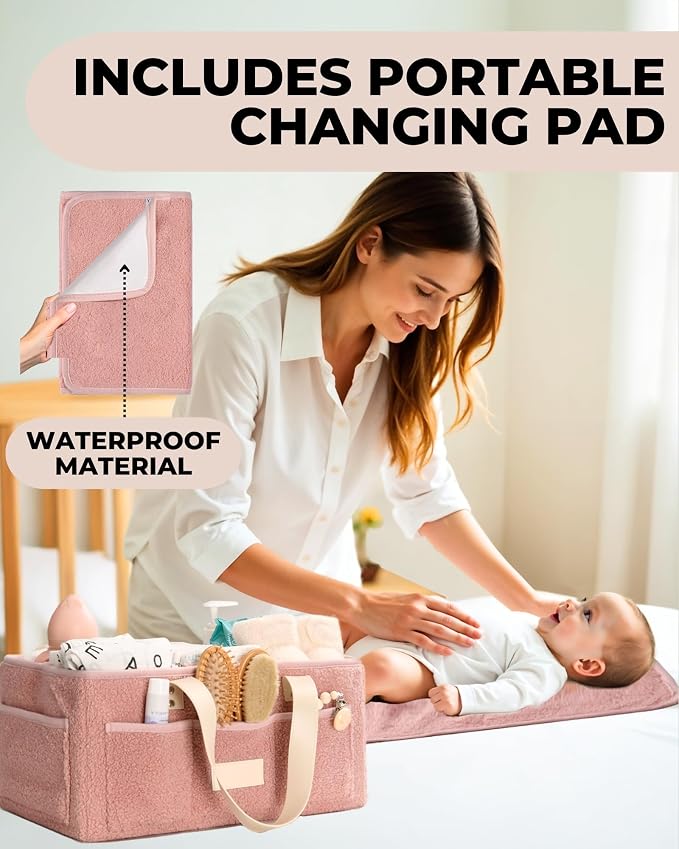 Baby Diaper Caddy Organizer - Image 2
