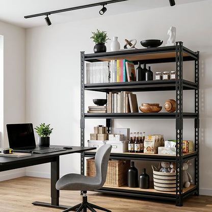 3000LBS Storage Rack, 5-Tier Heavy-Duty Storage Shelving, Adjustable Metal - Image 9