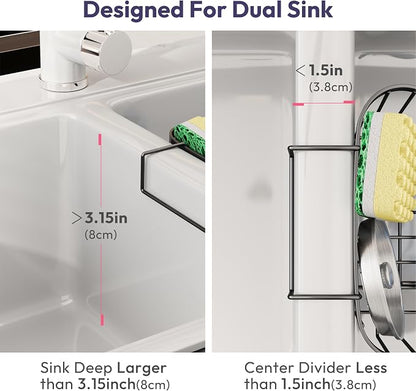 SWTYMIKI Sponge Holder for Kitchen Sink - Image 2