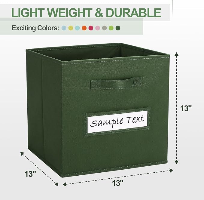 13x13x13 storage cube bins Fabric storage cubes - Image 2