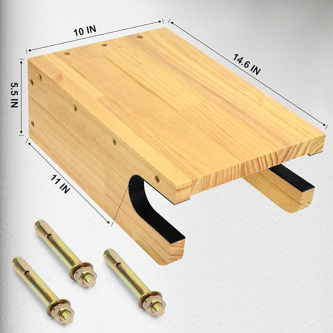 Wooden Bike Wall Mount Rack - Image 6