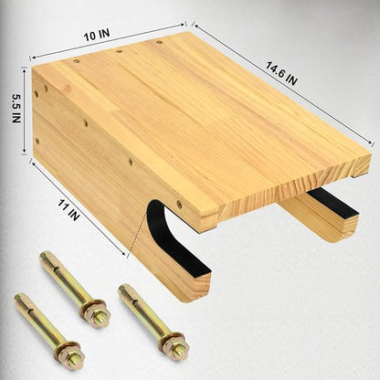 Wooden Bike Wall Mount Rack - Image 6