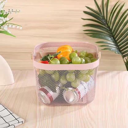AJIODA Metal Mesh Wire Basket, Small Steel Basket - Image 4