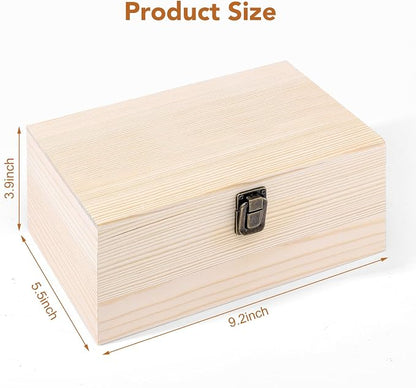 WSICSE Unfinished Wood Box - Image 2