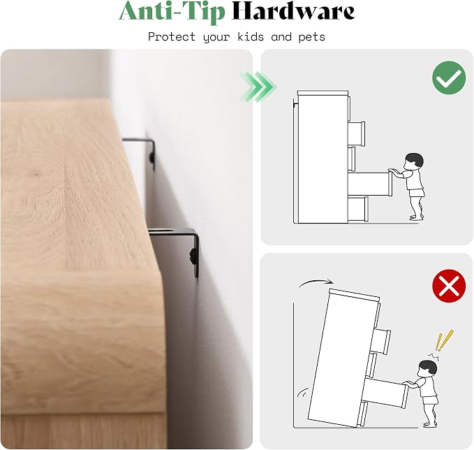 AMERLIFE Drawer Dresser for livingroom, Modern Chest of Storage Drawers - Image 7