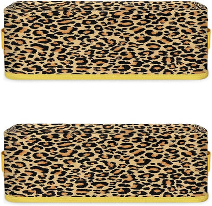 Leopard Skin Animals Bathroom Storage Basket, Foldable - Image 8