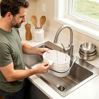 Stretchable Foldable Hanging Sink Strainer Basket - Image 6