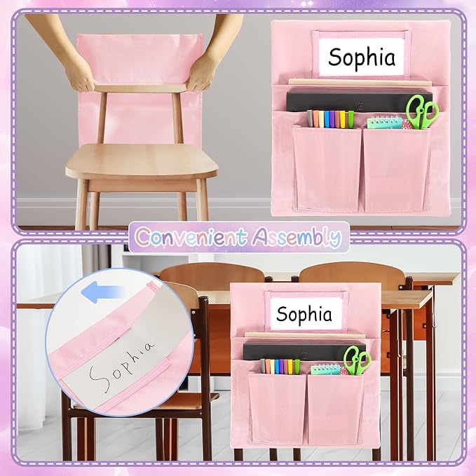 gisgfim 24 Pcs Small Chair Pockets - Image 5