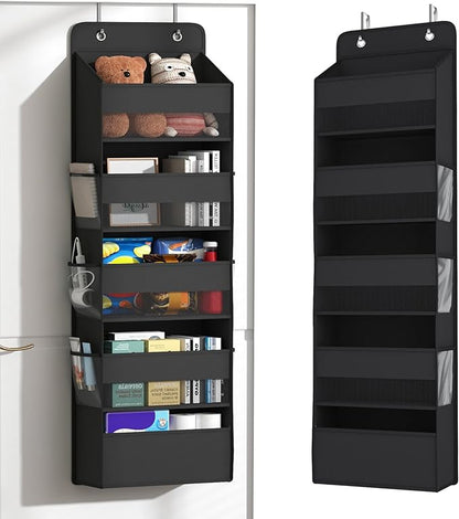 1 Pack 5-Tier Over the Door Organizer, Heavy-Duty Large Deep Pocket Hanging by Unknown