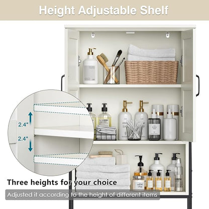 Over The Toilet Storage Cabinet, Over Toilet Bathroom Organizer, Above Toilet - Image 7