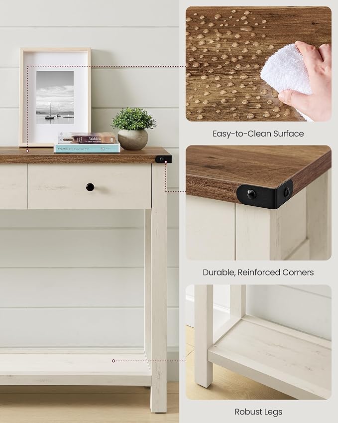 VASAGLE LIRY Collection Narrow Console Table - Image 6