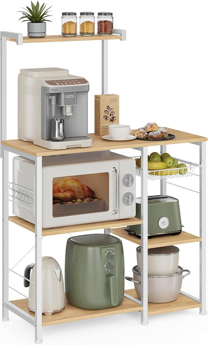 VASAGLE Baker's Rack, Microwave Stand, Kitchen Storage Rack by VASAGLEbySONGMICSHOME