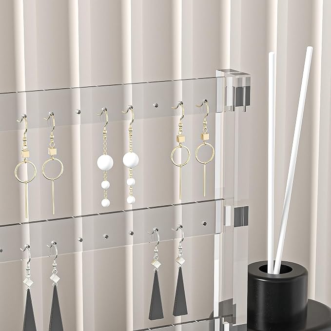 Coward Acrylic Earring Holder Stand, Tabletop Earring Jewelry Easel Display - Image 4