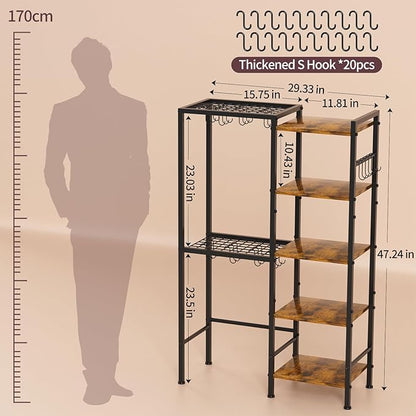 5-Tier Pot and Pan Organizer Rack - Image 4