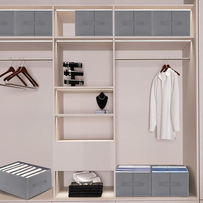 Jeans Organizer for Closet, Foldable Wardrobe Clothes Organizer - Image 7