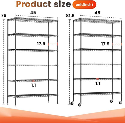 BestOffice | 6-Tier Wire Shelf - Image 3