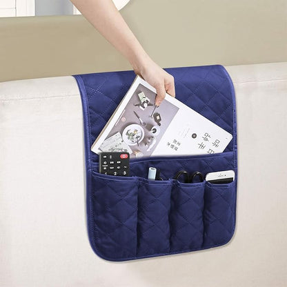 Sofa Armrest Organizer Non-Slip Arm Chair Bedside Caddy Storage Organizer - Image 7