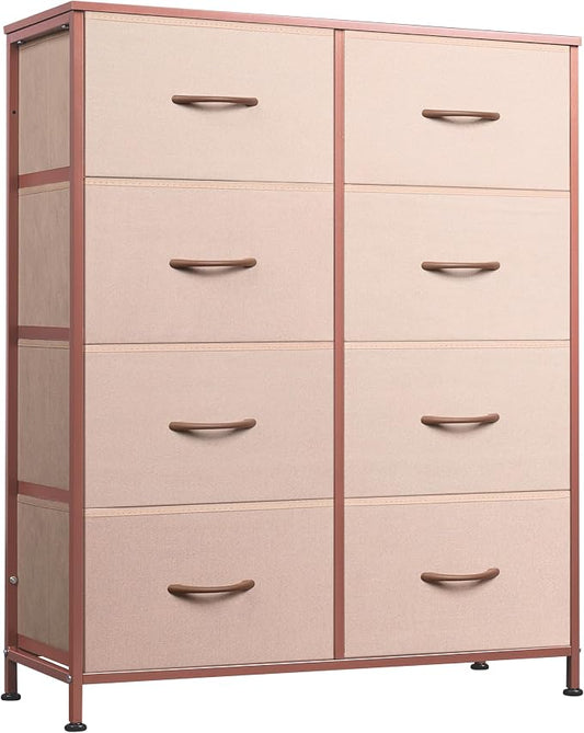 WLIVE Fabric Dresser for Bedroom, Tall Dresser by WLIVE