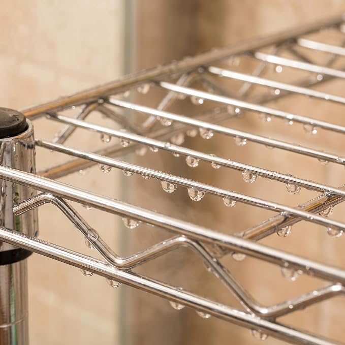 Honey-Can-Do 3-Tier Metal Bathroom Shelf Space Saver, Over The Toilet Storage - Image 6