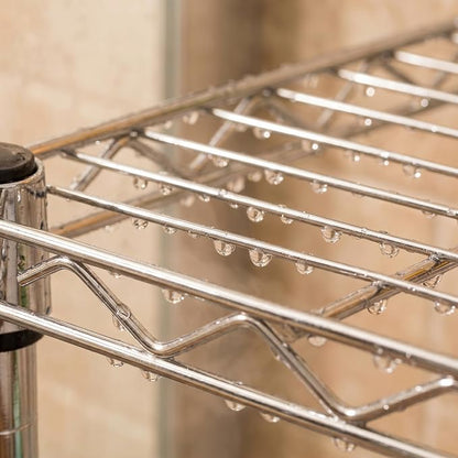 Honey-Can-Do 3-Tier Metal Bathroom Shelf Space Saver, Over The Toilet Storage - Image 6