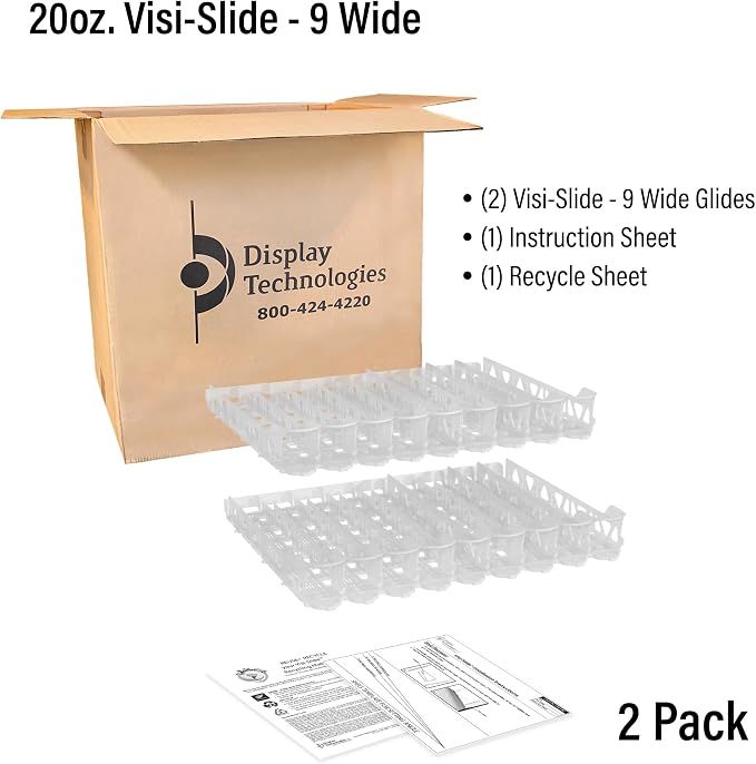 Visi-Slide 20oz Soda Beverage Dispenser - Image 6