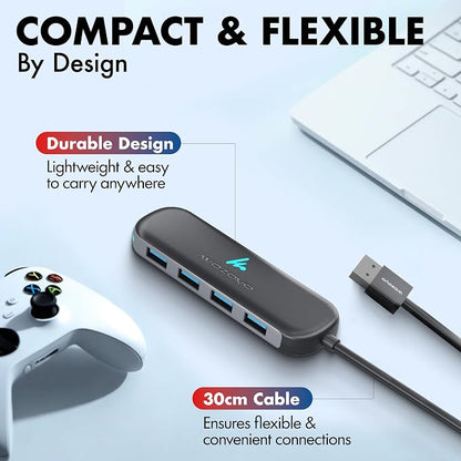 USB A to 4 Port Wozoyo USB 3.2 Hub, 4X USB 5Gbps, Data Transfer Speed Upto - Image 5
