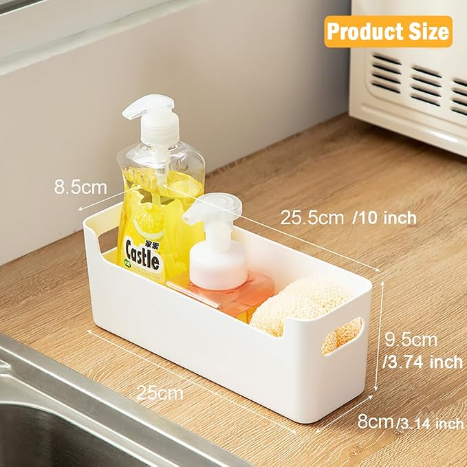 2 Pack Cabinet Organizer Storage, Adhesive Over Cabinet Door Organizer - Image 3