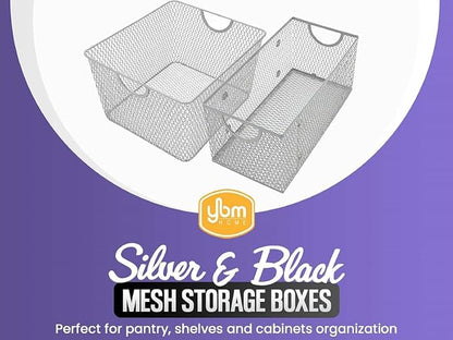 YBM HOME Kitchen Pantry Organizer Wire Baskets - Image 2