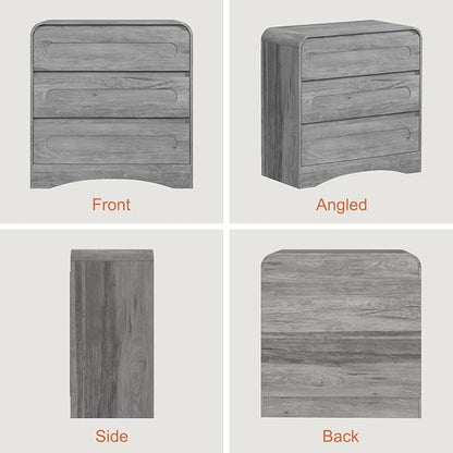 3 Drawer Dressers for Bedroom, Large Modern Dressers - Image 8