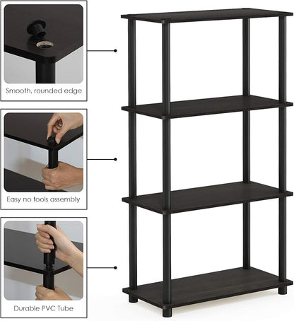 Furinno Turn-N-Tube 4-Tier Multipurpose Shelf Display Rack - Image 8