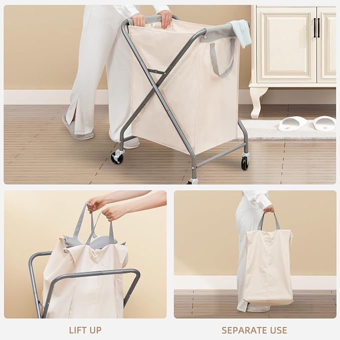 STORAGE MANIAC Collapsible Laundry Hamper - Image 4