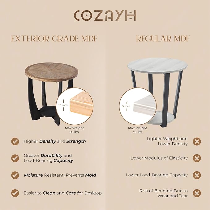 Rustic Farmhouse End Table - Image 5