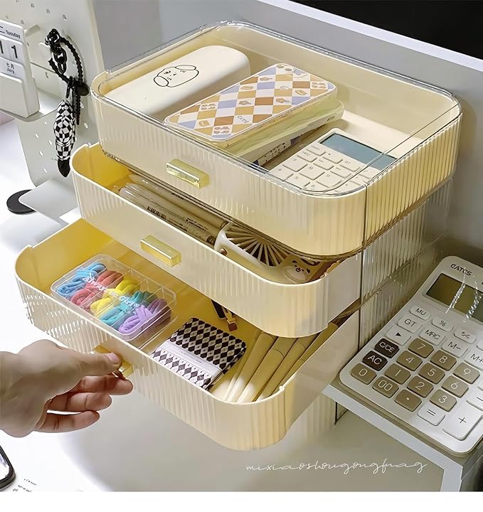 2 Pack Stackable Makeup Organizer - Image 5