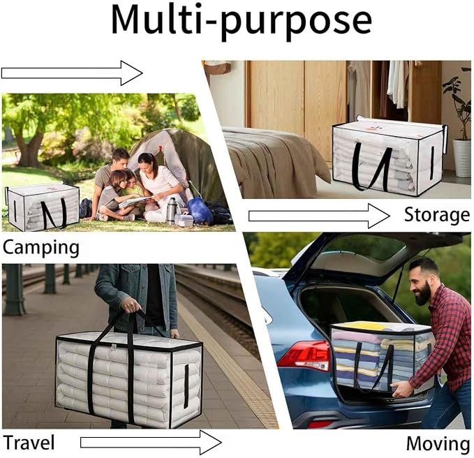 4 Pack-Extra Large Heavy Duty Moving Bags - Image 8