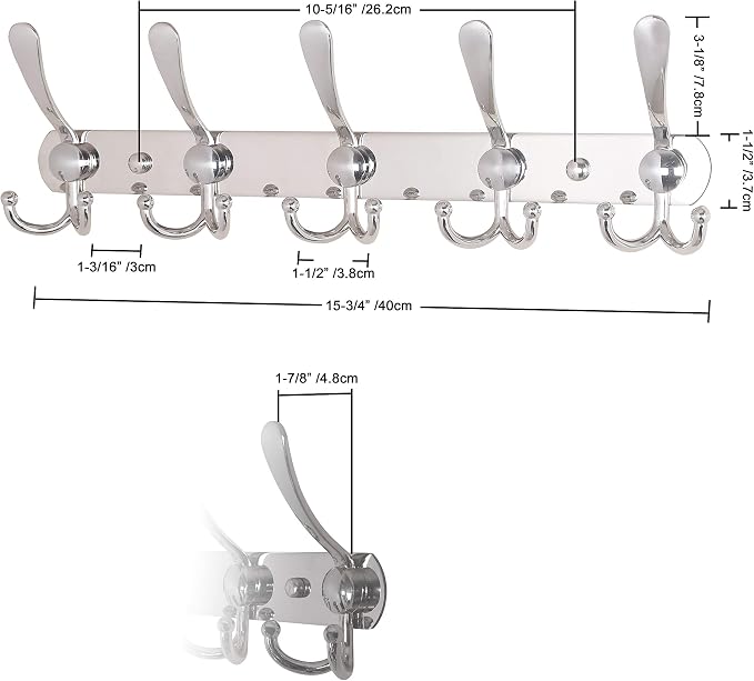 Dseap Coat Rack Wall Mounted - Image 7