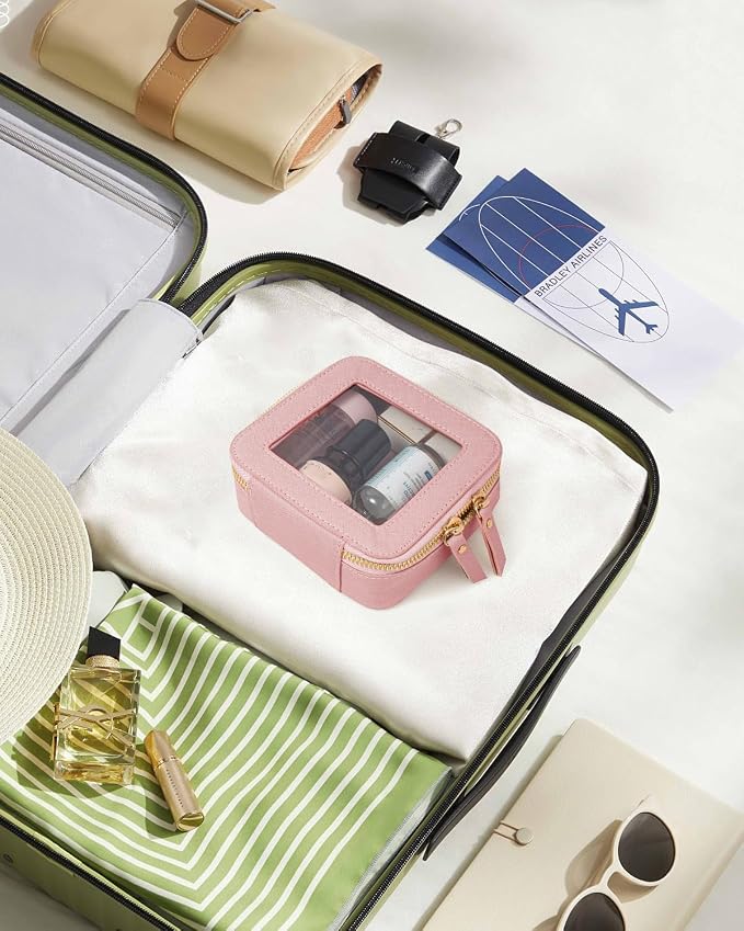 Travel Clear Makeup Bag Set, TSA Approved Cosmetic Bag Case - Image 6