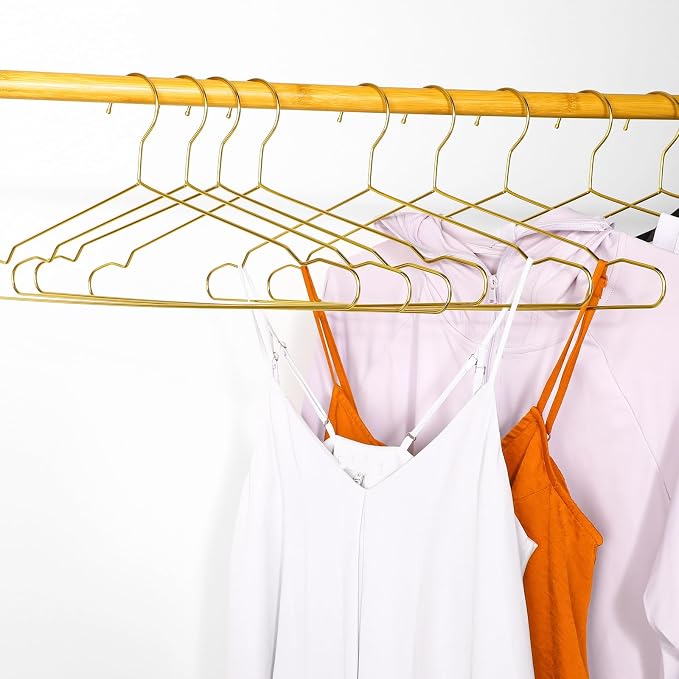 Wesiti 100 Pcs Stainless Steel Metal Hangers Wire Hangers - Image 6