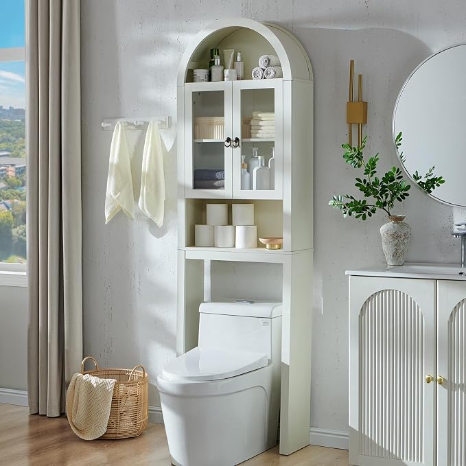IFGET Arched Over The Toilet Storage Cabinet by IFGETEnrichYourLivingSpace