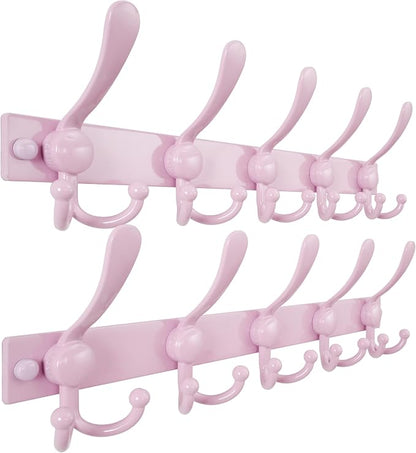 Dseap Coat Rack Wall Mount 2.0 Pro: Heavy Duty 300% Thicker, Stainless Steel by Dseap