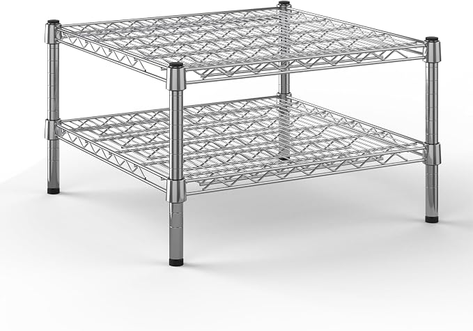24" Deep x 24" Wide x 14" Height Wire Shelving Kit | 2-Tier | NSF Commercial by Regal+Altair