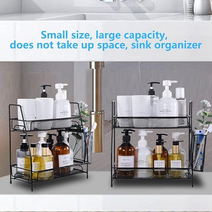 LEMIKKLE Countertop Organizer for Bathroom, Bedroom & Kitchen Counter Shelf - Image 2