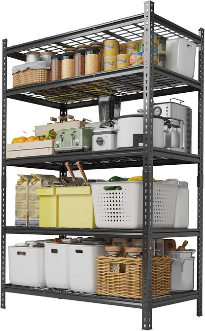 Garage Shelving 2200 LBS Storage Shelves Adjustable Metal Shelving Unit Heavy - Image 9