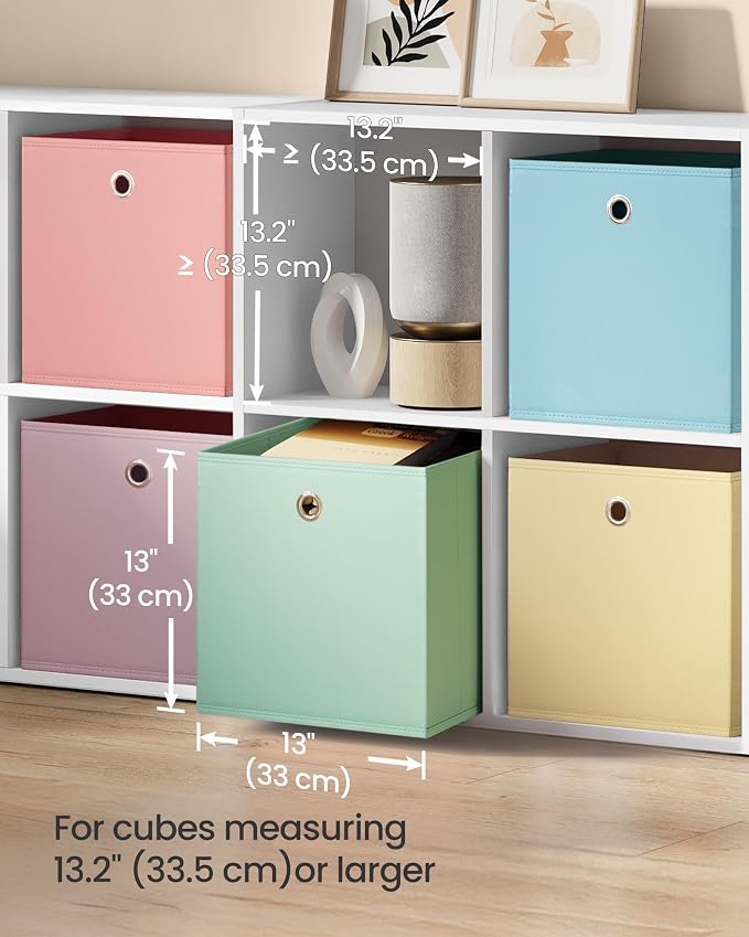 SONGMICS Storage Cubes, Rainbow Storage Bins, URFB233X01 - Image 3