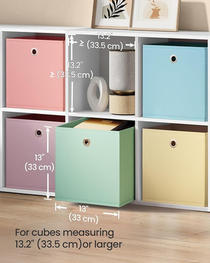 SONGMICS Storage Cubes, Rainbow Storage Bins, URFB233X01 - Image 3