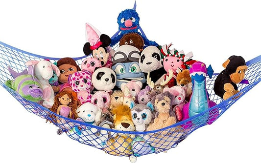 Stuffed Animal Hammock XL | Corner Stuffed Animal Storage & Plushie Net | Extra by LillysLove