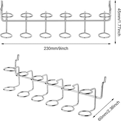 Ripeng 4 Pieces Pegboard Screwdriver Holders Peg Board Organizer Accessories - Image 2