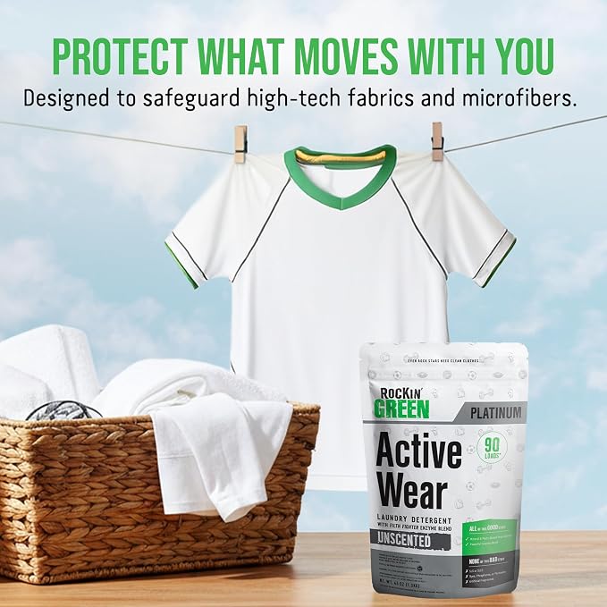 Rockin’ Green Active Wear Laundry Detergent - Image 3
