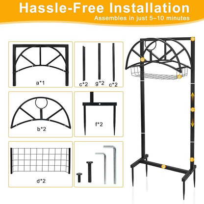 ZEMIRO CHARGE Heavy Duty Garden Hose Holder - Image 3