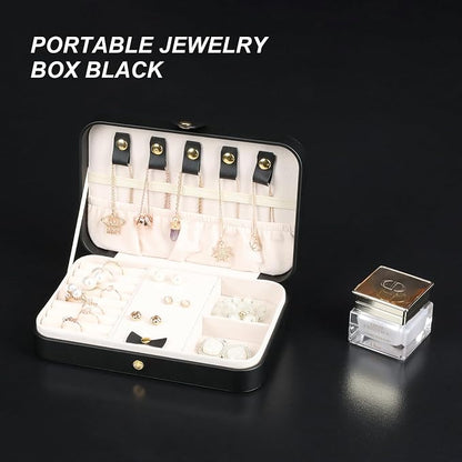 Small Jewelry Box, Travel Jewelry Case Portable Jewelry Boxes - Image 6